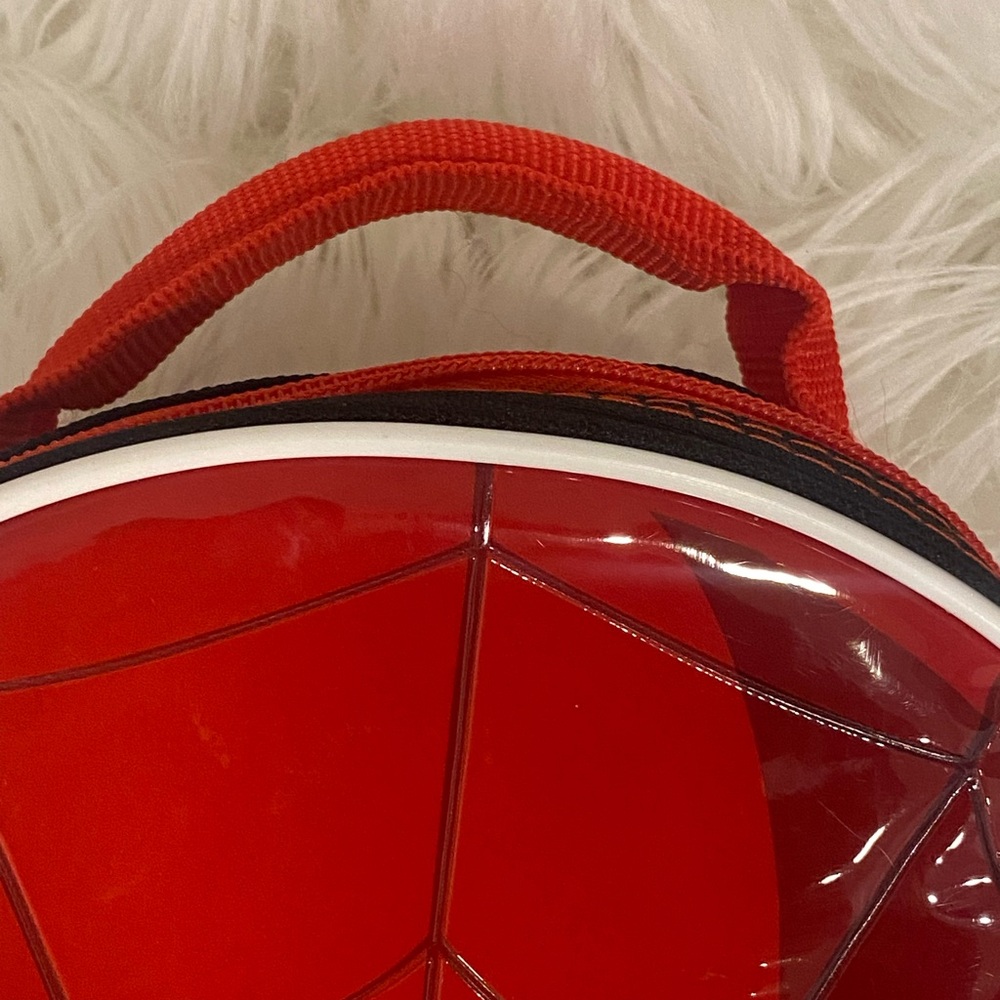 SOLD Spiderman Kids Shoes and Never used Lunch Bag Bundle Vibrant Red - Picture 6 of 6